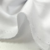 Popeline de coton satinée blanc