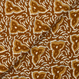 Coton batik imprimé Jodhpur fond camel