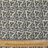 Coton batik imprimé Jodhpur fond gris