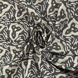 Coton batik imprimé Jodhpur fond gris