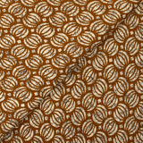 Coton batik imprimé Ghaziabad fond camel