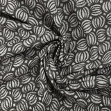 Batik cotton printed Ghaziabad gray background