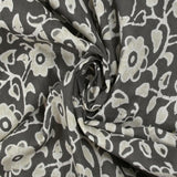 Coton batik imprimé Agra fond gris