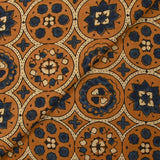 Coton indien imprimé Hyderabad fond camel