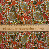 Coton liberty ® 150th Oscars Palace marron au mètre