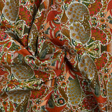 Coton liberty ® 150th Oscars Palace marron au mètre