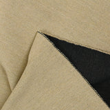 Terciopelo de algodón cropped de sarga de doble cara beige y negro