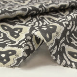 Coton batik imprimé Jodhpur fond gris