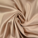 Crêpe satin lourd champagne rosé