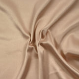 Crêpe satin lourd champagne rosé