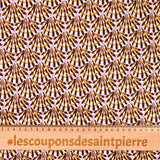 Coton liberty ® Triton parme au mètre