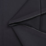Midnight blue satin cotton elastane