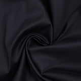 Midnight blue satin cotton elastane