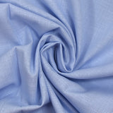 Baby blue linen-look woven cotton