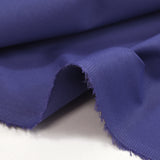 Lavender blue stiff cotton elastane twill
