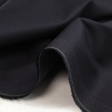 Midnight blue satin cotton elastane