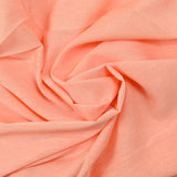 Voile de coton chambray pêche