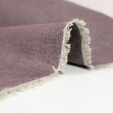 Coton oxford lie de vin