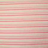 Coton tissé-teint Barco rayé rose fond écru