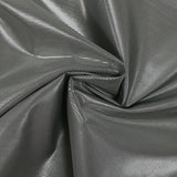 Lamé de polyester rayé argent fond gris