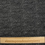 Matelassé étoiles chiné gris anthracite