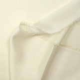 Twill de viscose souple blanc cassé