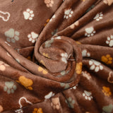 Polar Doudou Printed Dog Fund Brown background