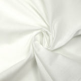 Voile de polycoton blanc