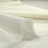 Twill de viscose léger blanc cassé