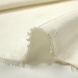Twill de viscose souple blanc cassé