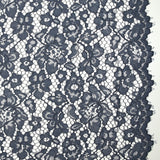 Dentelle festonnée Maud bleu charrette