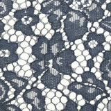 Dentelle festonnée Maud bleu charrette