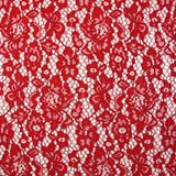 Red Maud scalloped lace
