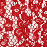 Red Maud scalloped lace