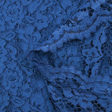 Encaje festoneado Maud azul real