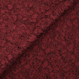Maud burgundy scalloped lace