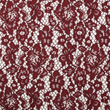 Maud burgundy scalloped lace
