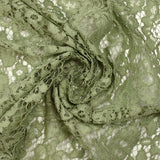 Sage green Maud scalloped lace