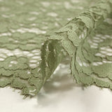 Sage green Maud scalloped lace
