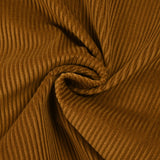Terciopelo de algodón 100% canalé color avellana