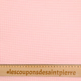 Cotton 100% pink pink honeycomb