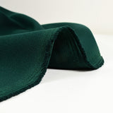 Crêpe polyviscose vert forêt