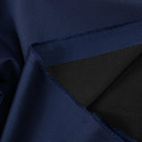 Sergé polyester bleu marine