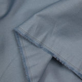 Popeline de coton gris béton