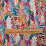 Coton liberty ® Coastal Landscape rose au mètre