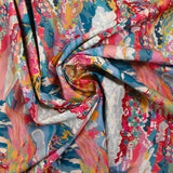 Coton liberty ® Coastal Landscape rose au mètre