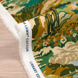 Coton liberty ® Coastal Landscape vert au mètre