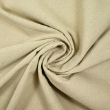 Lin viscose uni doupionné beige ficelle