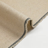 Lin viscose uni doupionné beige ficelle