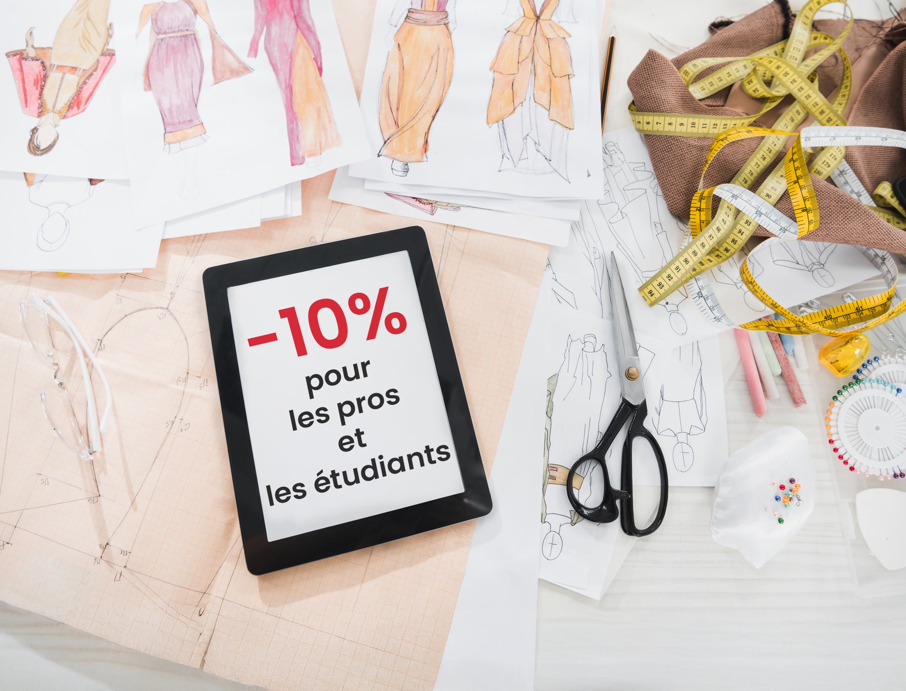 -10% pour les pros et les étudiants